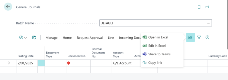 Dynamics 365 Business Central: Edit in Excel – How to Publish Blank Value