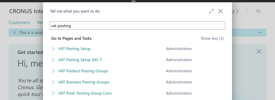 Dynamics 365 Business Central: Rename VAT to GST