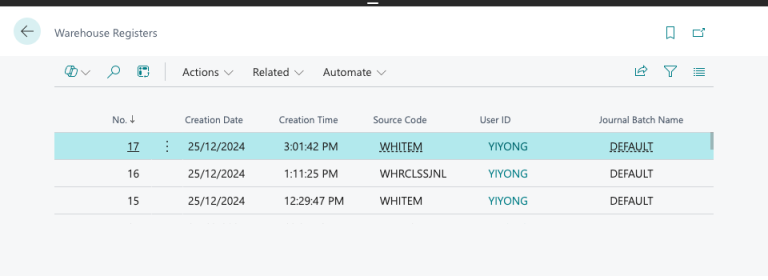 Dynamics 365 Business Central: Introduction to Warehouse Management Part 2